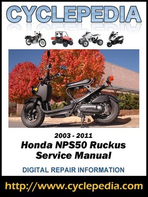 Honda ruckus owners manual pdf #1